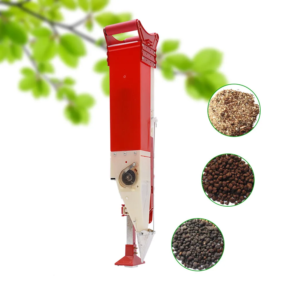 

Vegetable Garden Planter Tool Handheld Manual Corn Peanut Seeder Seed Fertilizer