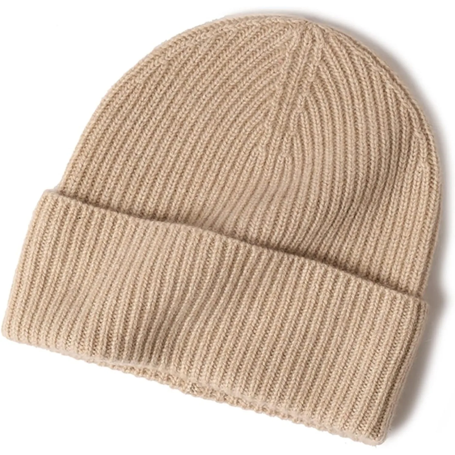 Unisex Classic Ribbed Knit Cuffed Beanie Hat Soft Stretch Winter Warm Daily Beanie Casual Soft Stretch Skull Cap for Women Men
