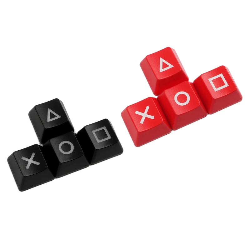 Teclas Cap Up Down PBT Keycap, Chave do botão Ps4, Wash Dye Sub Tech R4 R3 R2 R1