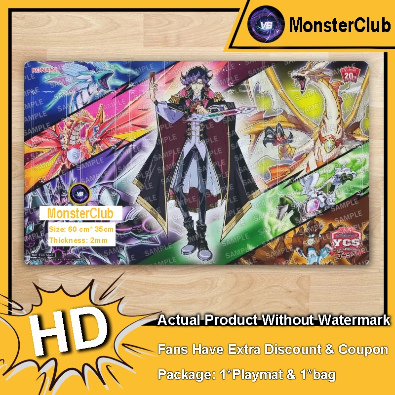 YuGiOh AI Play Mat Light Dragon @Ignister TCG CCG Pad Code Igniter Mat Fire Phoenix Trading Card Game Mat Rubber Mouse Pad Bag
