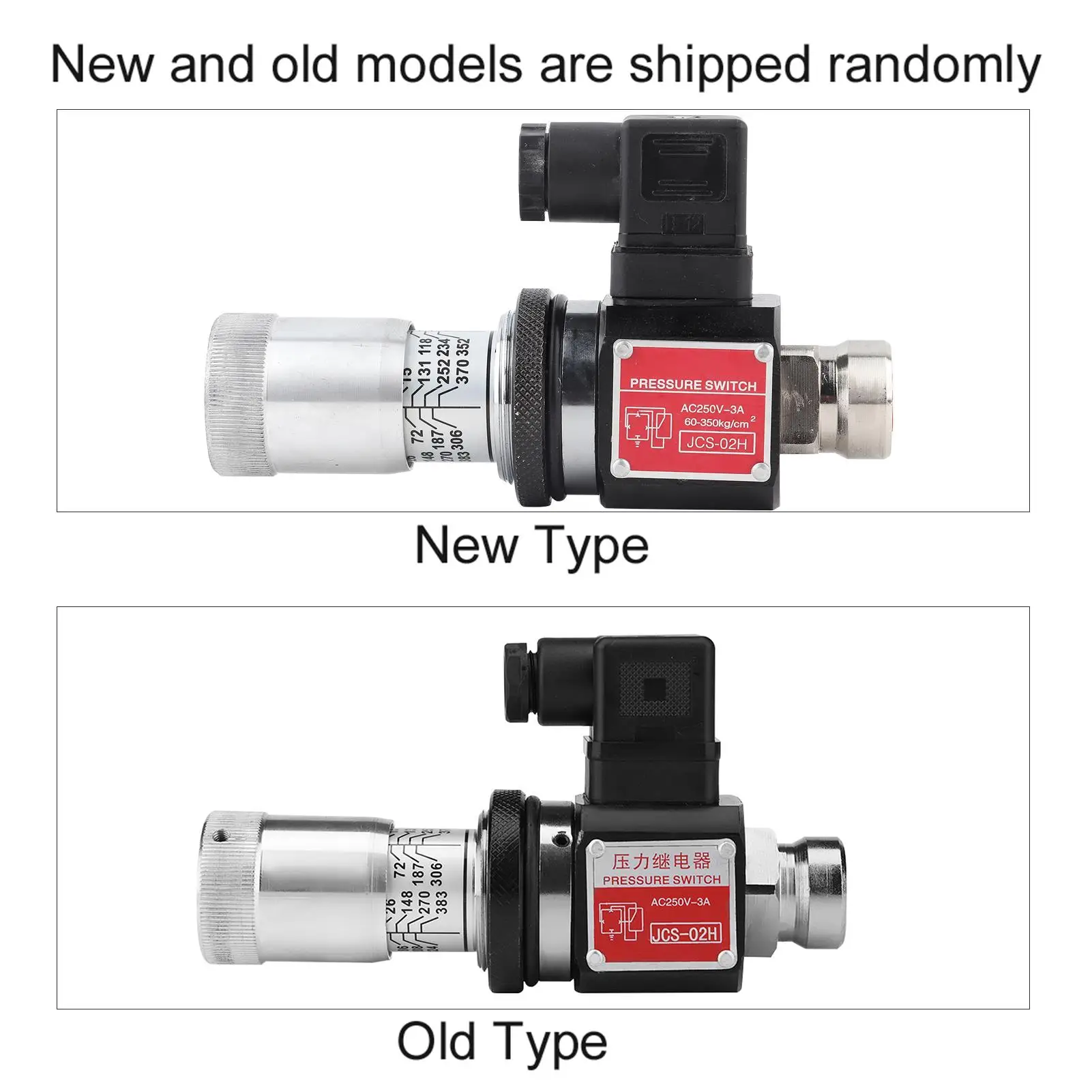 JCS-02H Hydraulic Pressure Switch Relay 5-35Mpa Tube Type 50-350kg/cm² Pressure Control