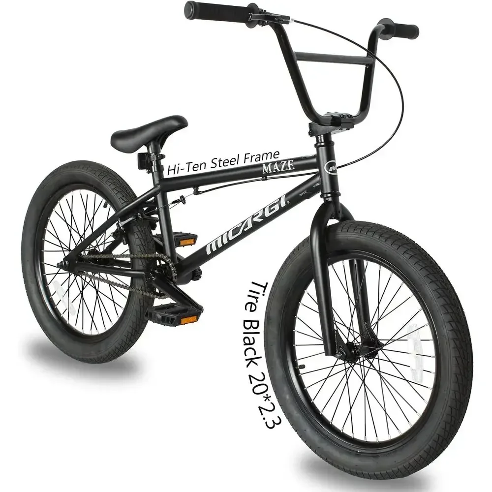 20-inch BMX Bike with Hi-Ten Steel Frame and Micro Drive 25x9T Gearing