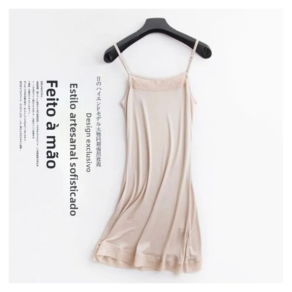robe-de-nuit-mi-longue-en-soie-tricotee-naturelle-avec-bretelles-et-dentelle-sexy-pour-l'automne-tenue-d'interieur-pour-femme-sans-marque