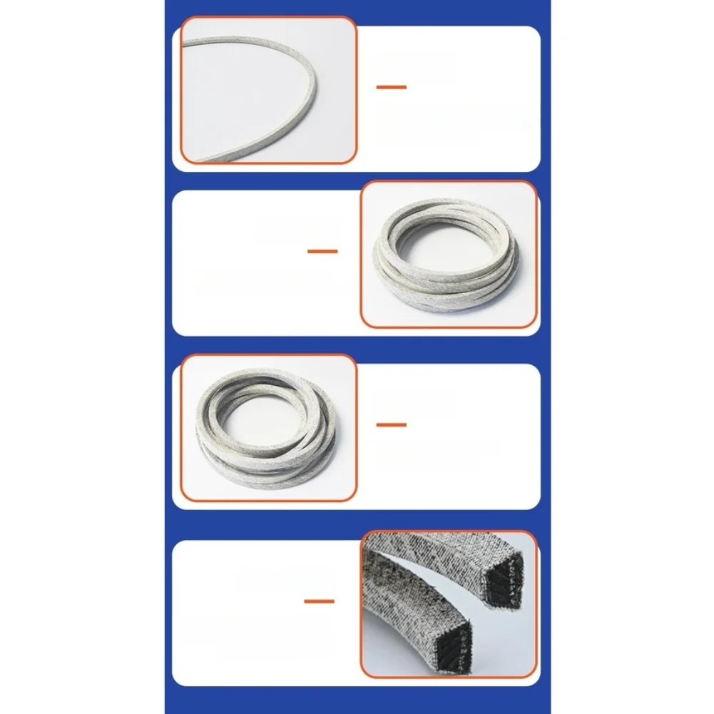 For 345 For X320 48in Deck Belt Mower Deck Belt Aramid Cord Precision Fit For 48in Decks Smooth Pulley Engagement