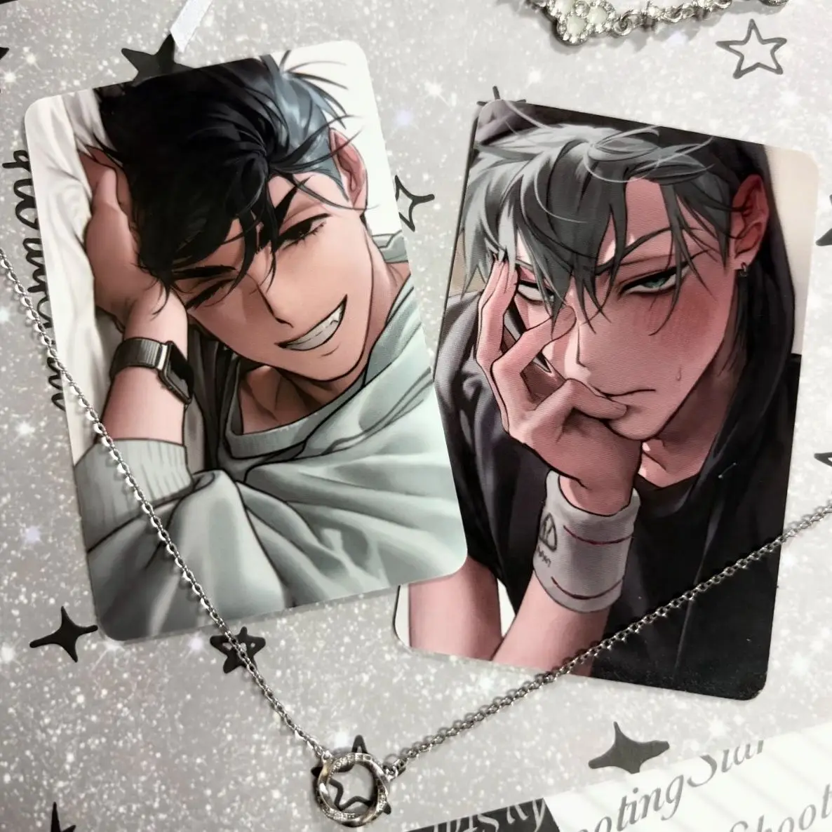 2Pcs Alien Stage Ivan Till Small Cards 3 Inch Self Made Glossy Finish Photocards Perfect Birthday Gift Anime Fan Collection