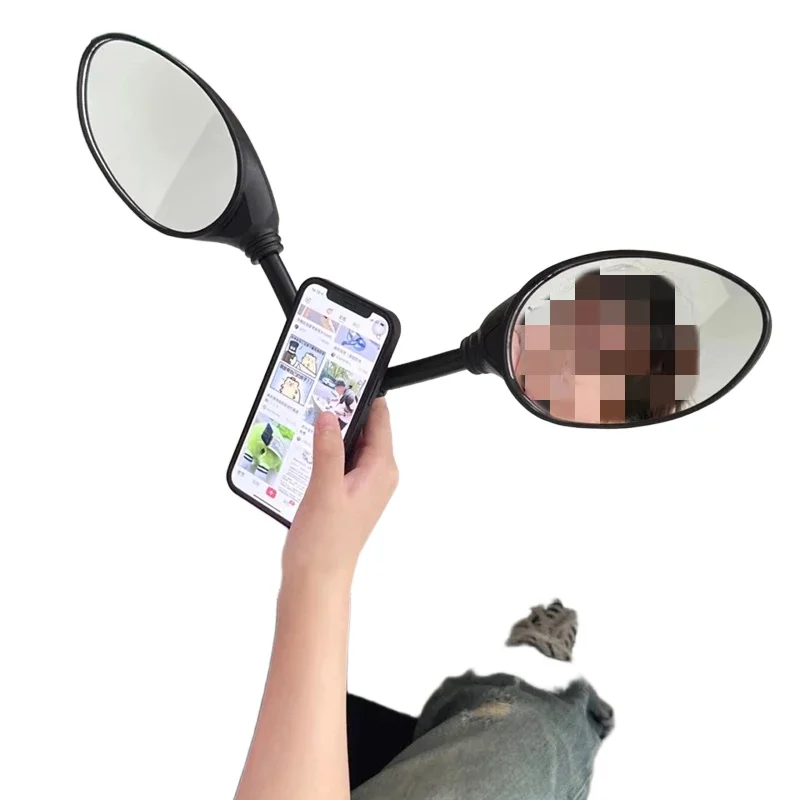 Zabawne etui na telefon w kształcie lustra, powiększone, abstrakcyjny design, pełne kreatywności i zabawy, odpowiednie dla 14 13, miękka silikonowa osłona. — zdjęcie produktu 7