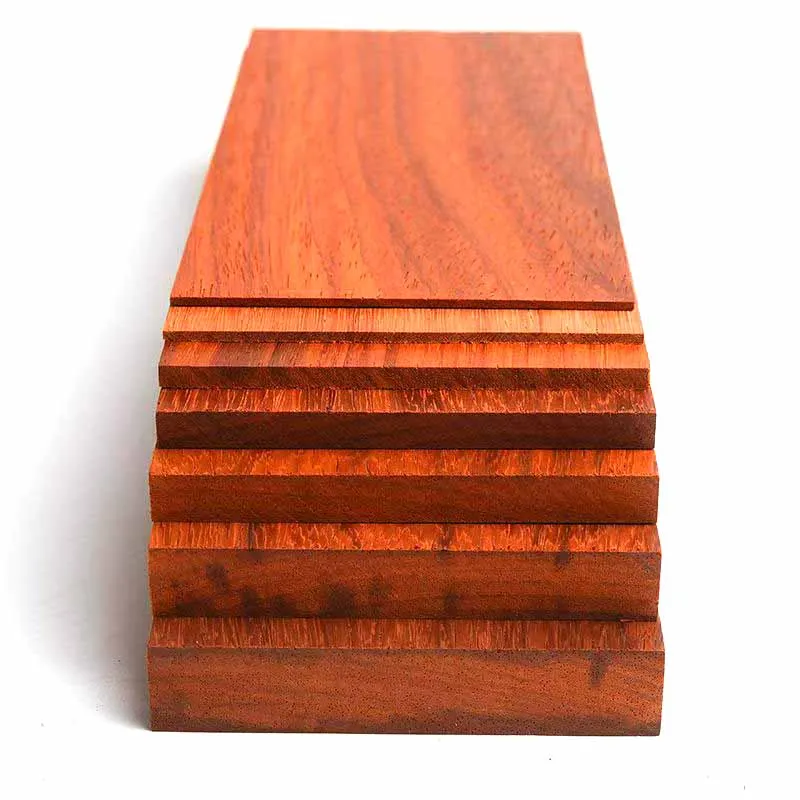 خشب الورد الأحمر الأفريقي لوح خشبي رقيق خشب متين رقاقة الخشب الأحمر اليدوية لتقوم بها بنفسك صندوق صنع المواد الخشب الطبيعي #6