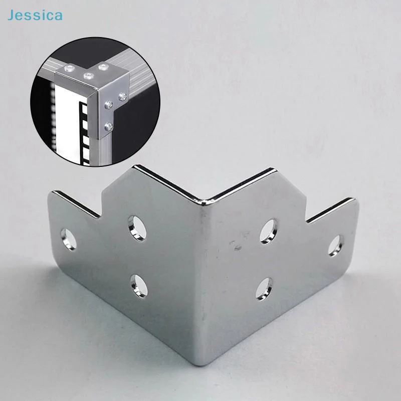 ♥4/8Pcs Aluminum Case Corner Brackets - Metal Protective Corners for Equipment Cases, Toolboxes & Luggage Reinforcement