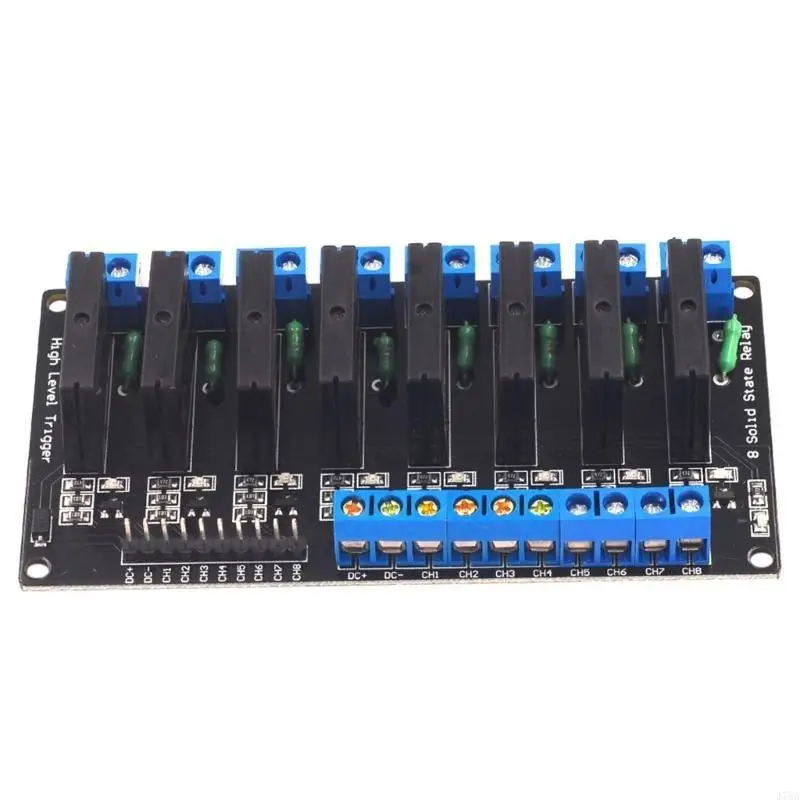 

J78A 8 каналов Solid Relays Module Driver Dc5v 12V 24V с функцией мощности обратного доказательства для энтузиастов DIY