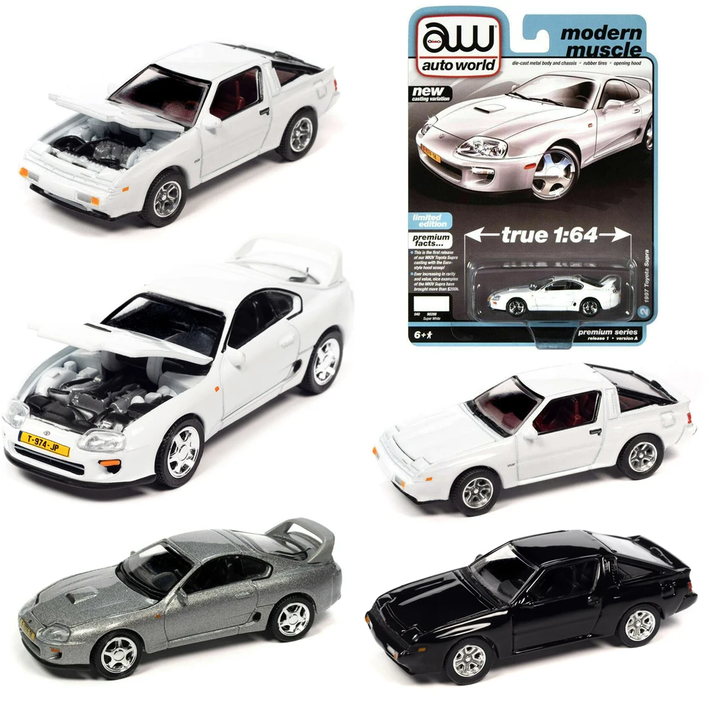 M2 Machines AW 1/64 GreenLight 1:64 Alloy Cars Models Diecasts Vehicles Miniatures Simulation Collection Toys For Boy Gifts