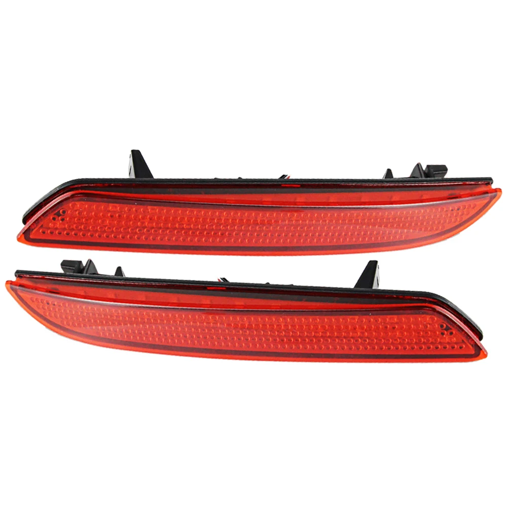2 × عدسة حمراء LED الوفير عاكس الذيل ضوء الفرامل لهوندا CR-Z CR-V انسايت #5