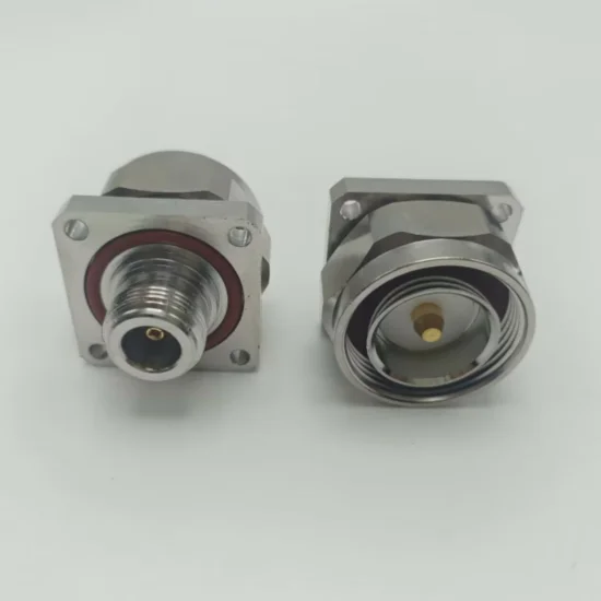 

Adapter 7/16 L29 Din Male To N Female jack 4 Hole Flange panel fixing Coaxial RF Connectors