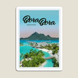 Bora Bora Magnet Toy Magnetic Holder for Fridge Organizer Decor Colorful Baby Stickers Refrigerator Kids Funny Home Cute
