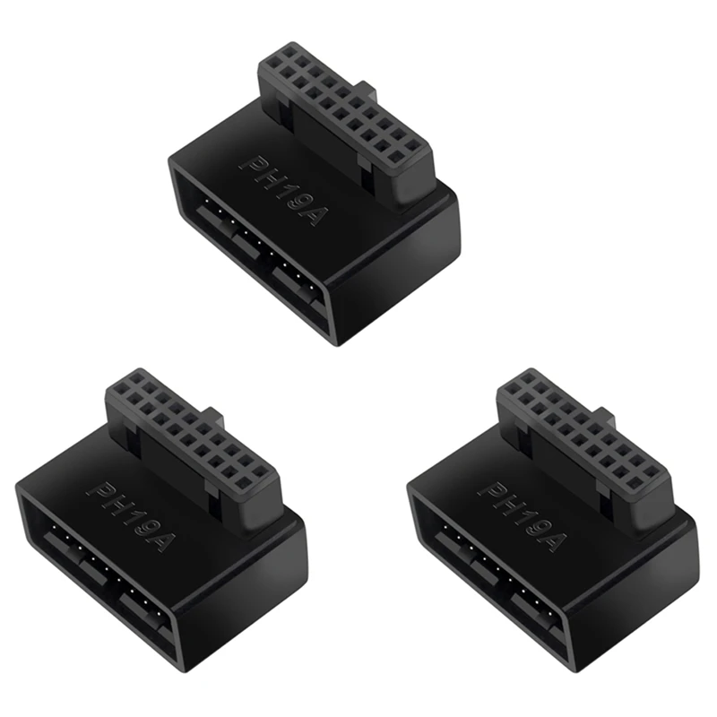 コンピュータマザーボードアダプター,内部ヘッダー付きUSBコンバーター,90度,3x ph19a,USB 3.0