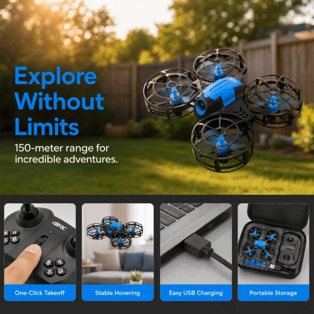Flying Mini Remote Control Airplane Rechargeable With Light Rotation Remote Control Plane 360° Rotation Four-axis