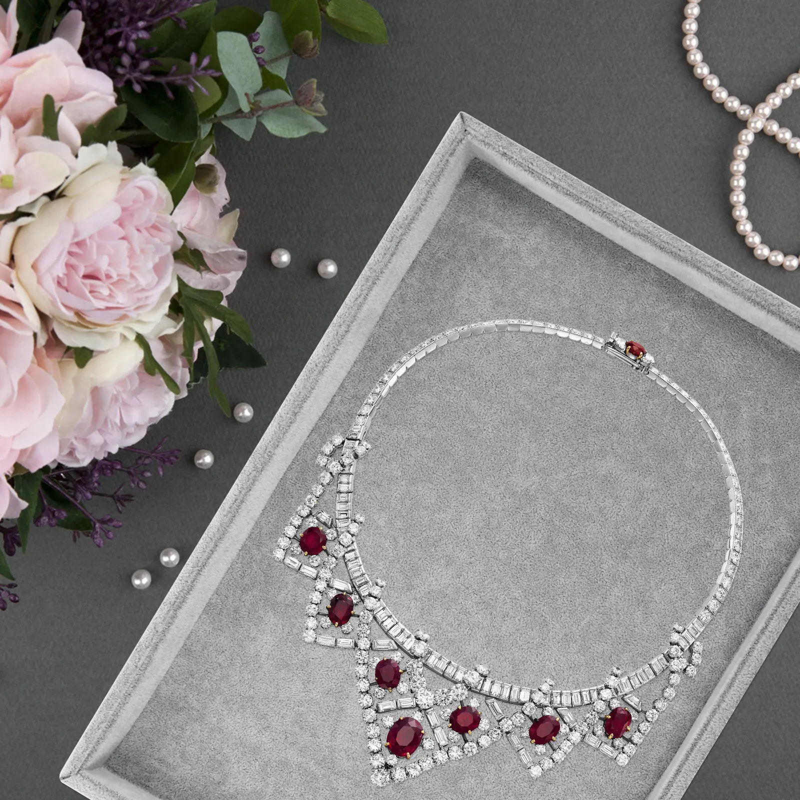 

1pc Ice Jewelry Storage Tray Rectangular Organizer For Necklace Earring Ring Bracelet Holder Display Container Decor