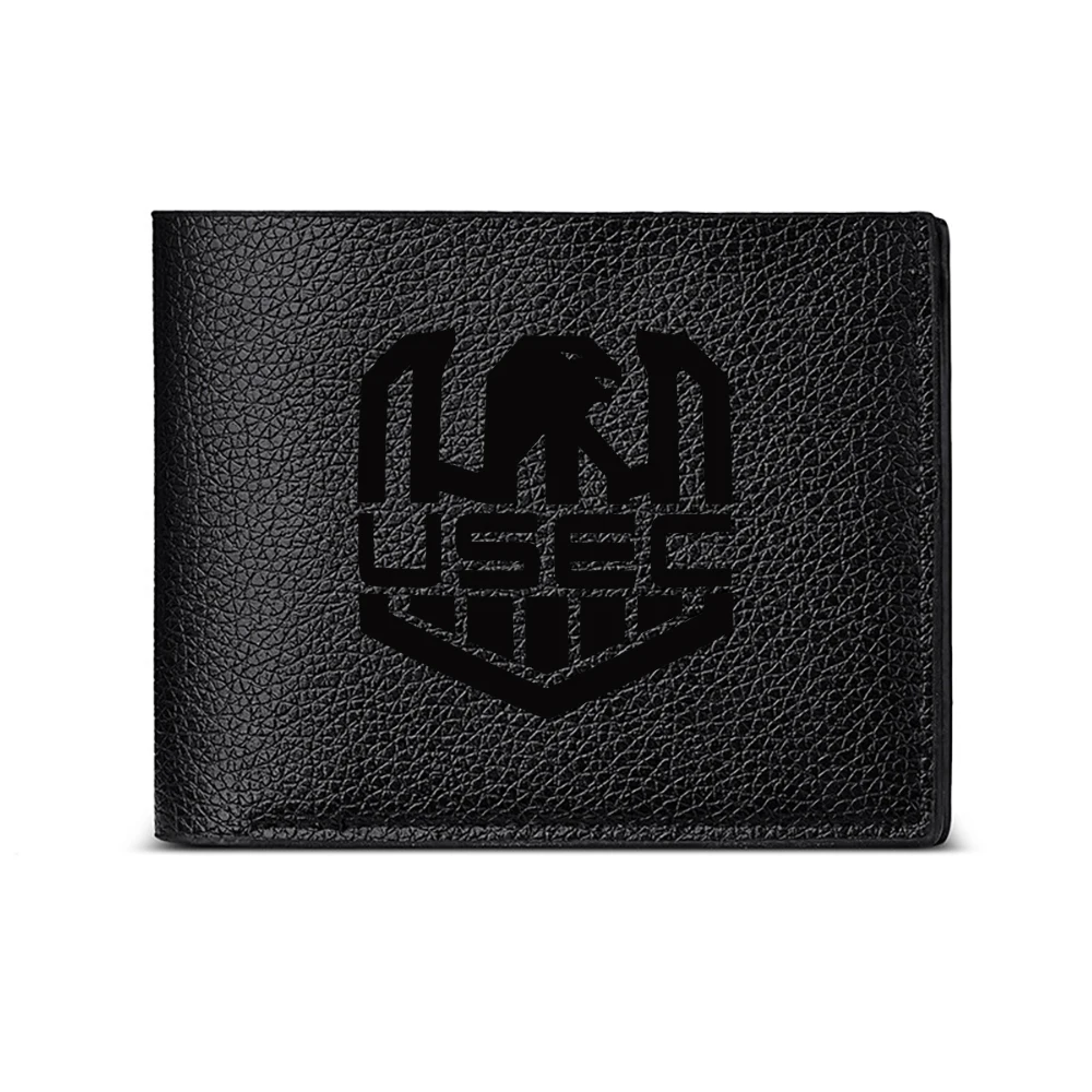 Eagle Shield Design Men's Wallet Card Holder Casual Business Fashion Print Style Accessory