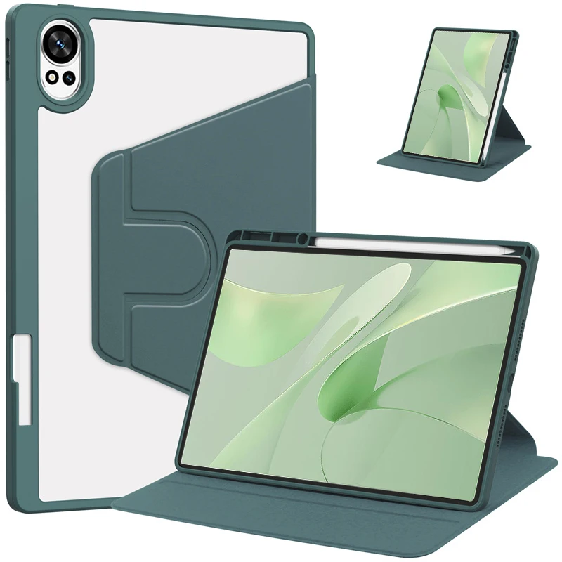 

Чехол для Huawei MatePad 12x с держателем для ручек, вращающийся на 360 градусов акриловый чехол-подставка для Funda MatePad Air 2024, 12-дюймовый чехол Matepad 12 x