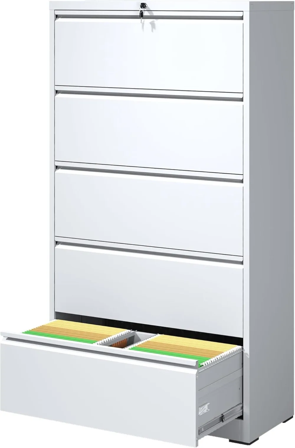 File Cabinets with Drawer,Metal Lateral Filing Cabinet for Home Office,Wide Steel Storage Cabinet Commercial Drawer Cabinet