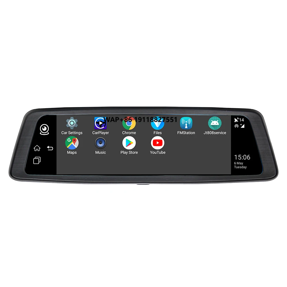 Car DVR Rearview Mirror Android 8.1 System + Dual Lens Full HD 4G ADAS+GPS Navigation Dash Cam