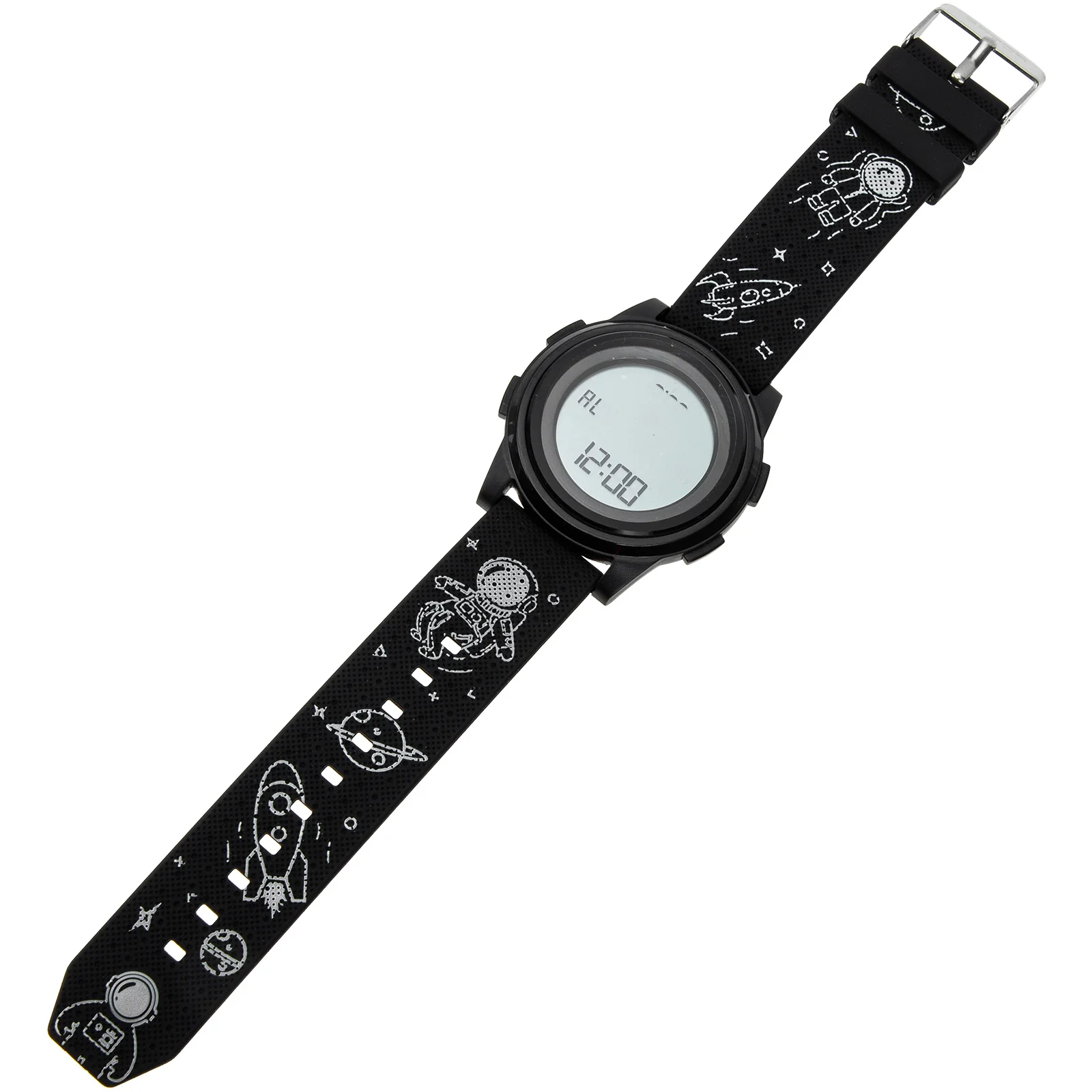 Electronic Watch Stainless Steel ABS Tpu Multifunctional Luminous Design Unisex Digital Wristwatch for Students Gift