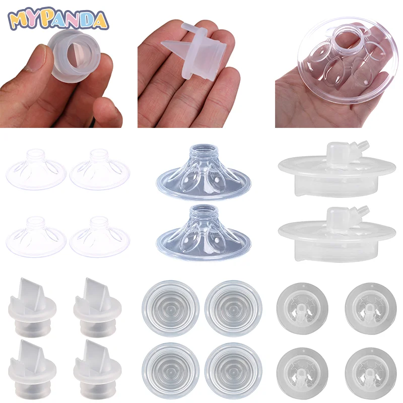 1/2/5pcs Backflow Protection Breast Pump Accessory Duckbill Valve Solid Color Breast Pumps Accessories