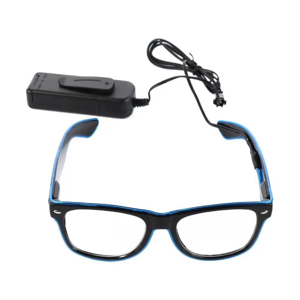 Decor Bright Light Glow Sunglasses El Wire Light Up Party SunGlasses Neon Glasses Flashing Glasses Led Glasses Luminous Glasses
