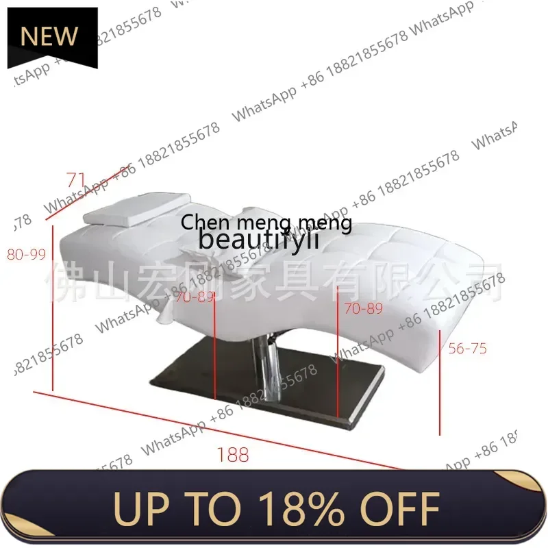 

Z189 Electric beauty bed Lifting beauty salon Gold base Massage bed, facial bed
