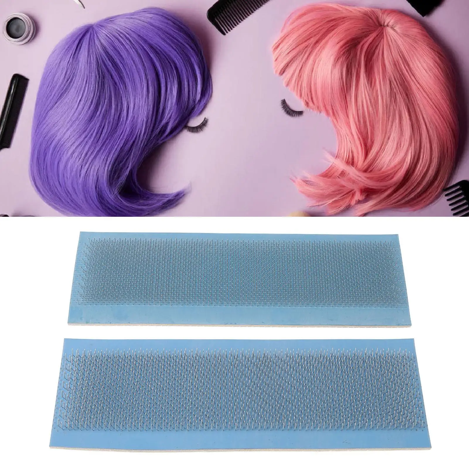 Hair Styling Tool Wig for making Holder Stainless Steel Needle Color Blend Mat Straightener