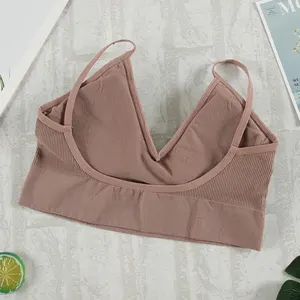 Sewingless inner clothing for women, sexy panties, g-string bralette, female lingerie, soft harvest top, 2pcs 8 Main Sales Set Calcinha and Bra - №5