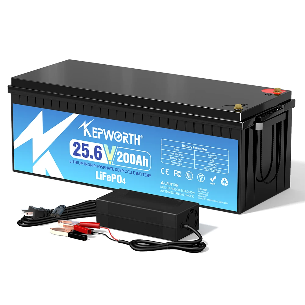 24V 200Ah LiFePO4 Solar Energy Battery Build inBMS 5120wh For RV Campers Off-Road Off-grid Solar Wind Storage