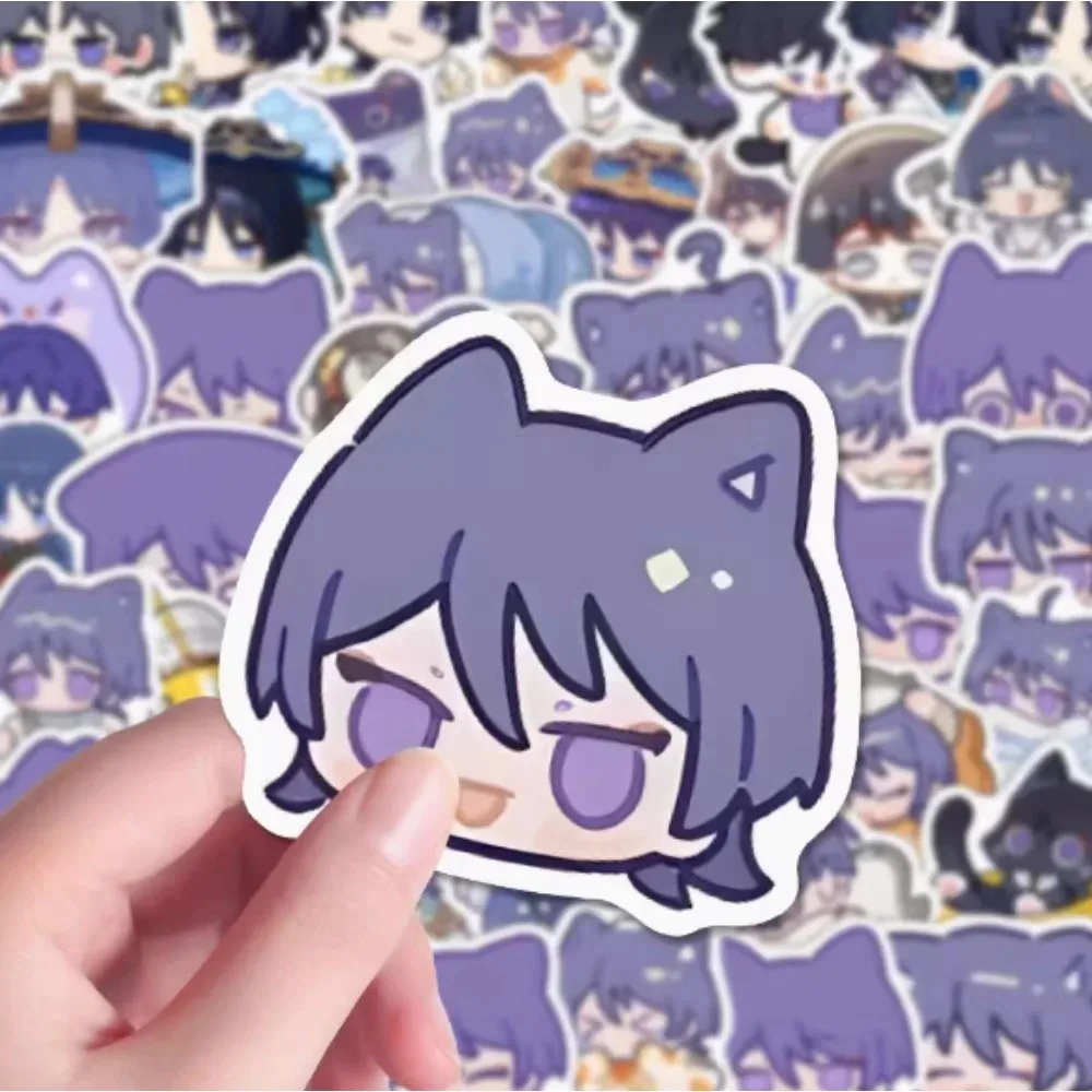 

90Pcs Anime Game Cartoon Stickers Q-version Character Decorate Desktop Skateboards Bicycles DIY Hand Books Materials