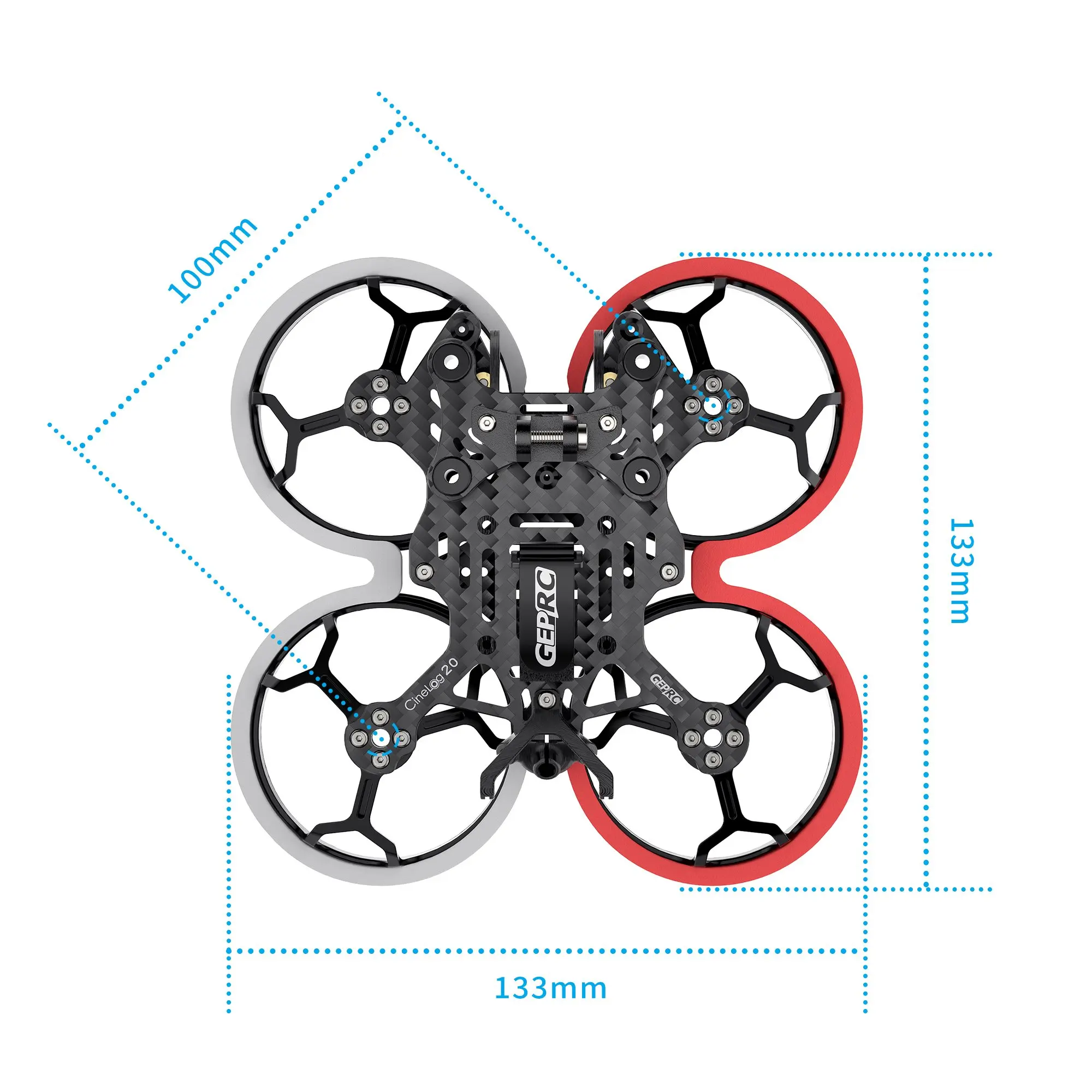 GEP-CL20 새로운 FPV 드론 탄소 섬유 DIY FPV 레이싱 무인 항공기 RC 드론 액세서리