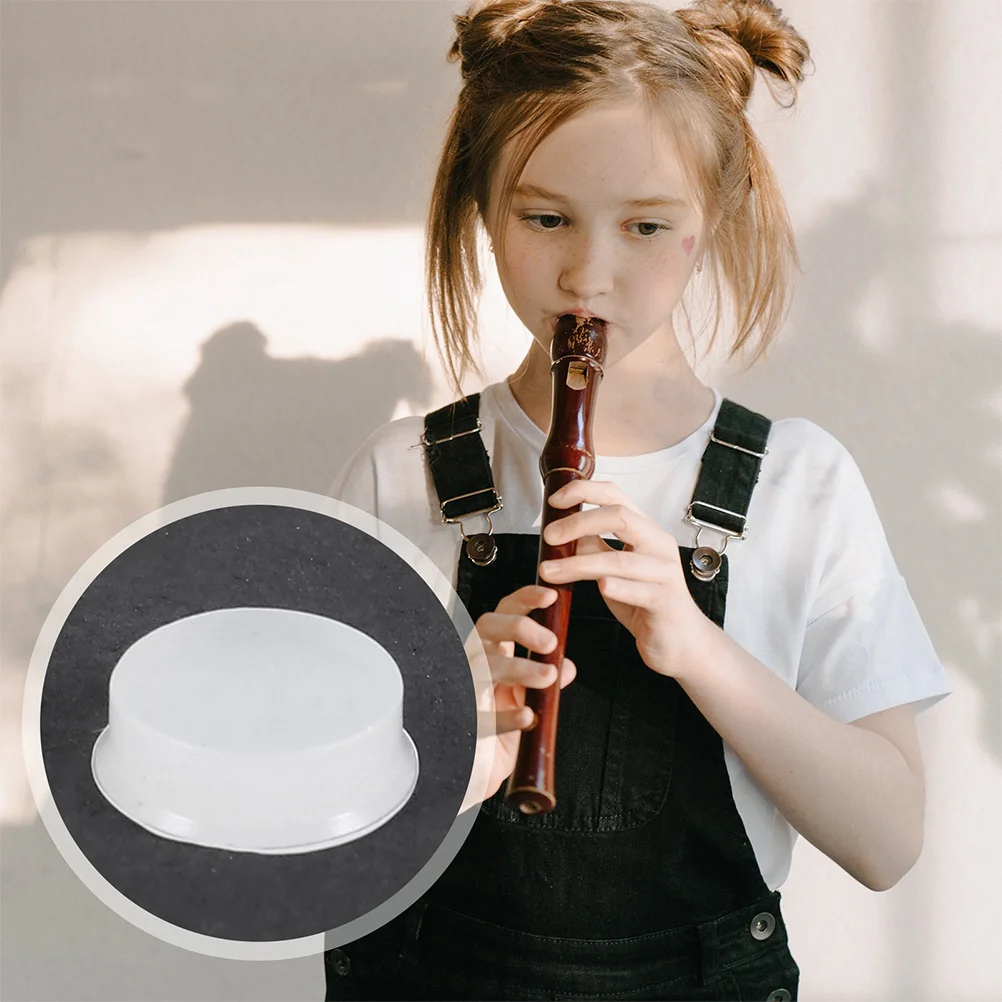 

50pcs Flute Hole Plugs Transparent Silicone Precision Fit For Open Hole Flutes Moisture Resistant Easy Clean Maintenance