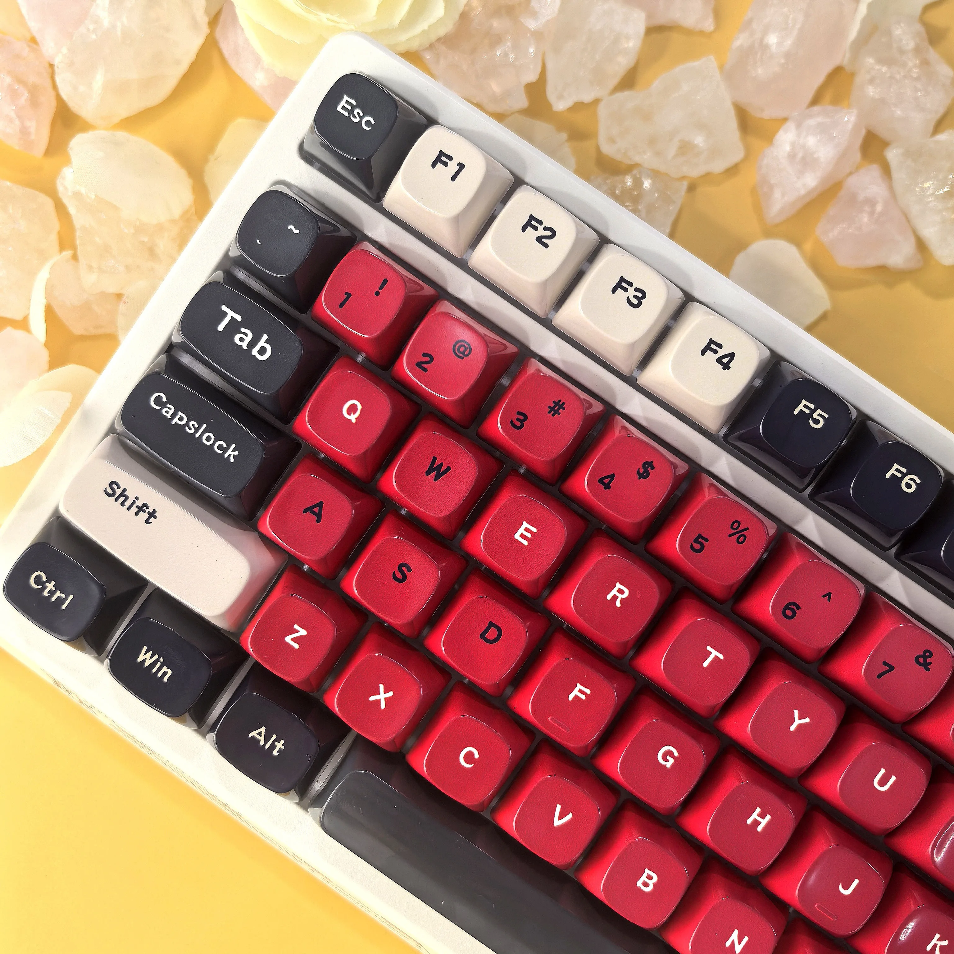 

Wooting variegated keycaps Original height Mirror metallic texture