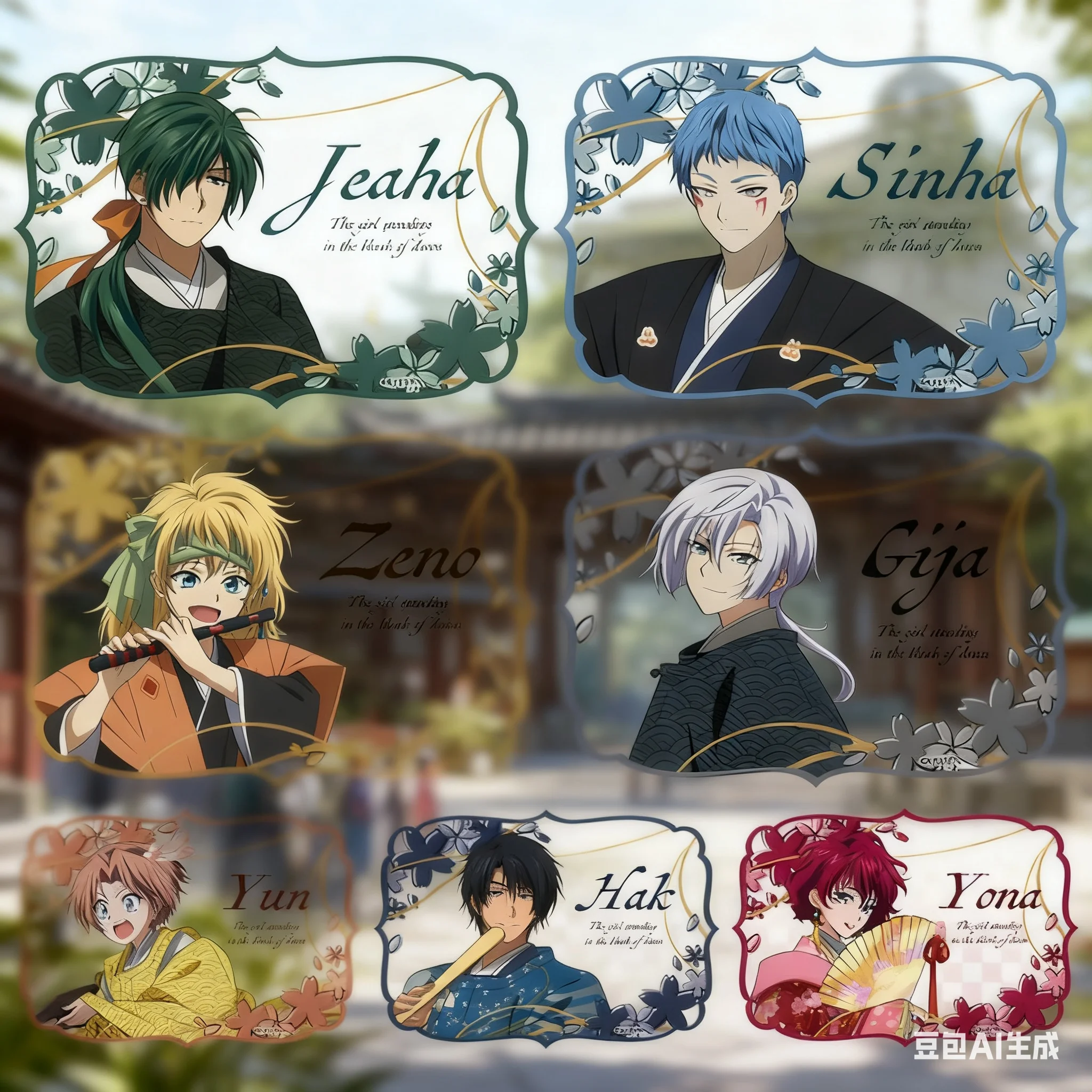

Hot Anime Akatsuki no Yona: Yona of the Dawn Acrylic characterstation model board table decoration model table friend Fans Gifts