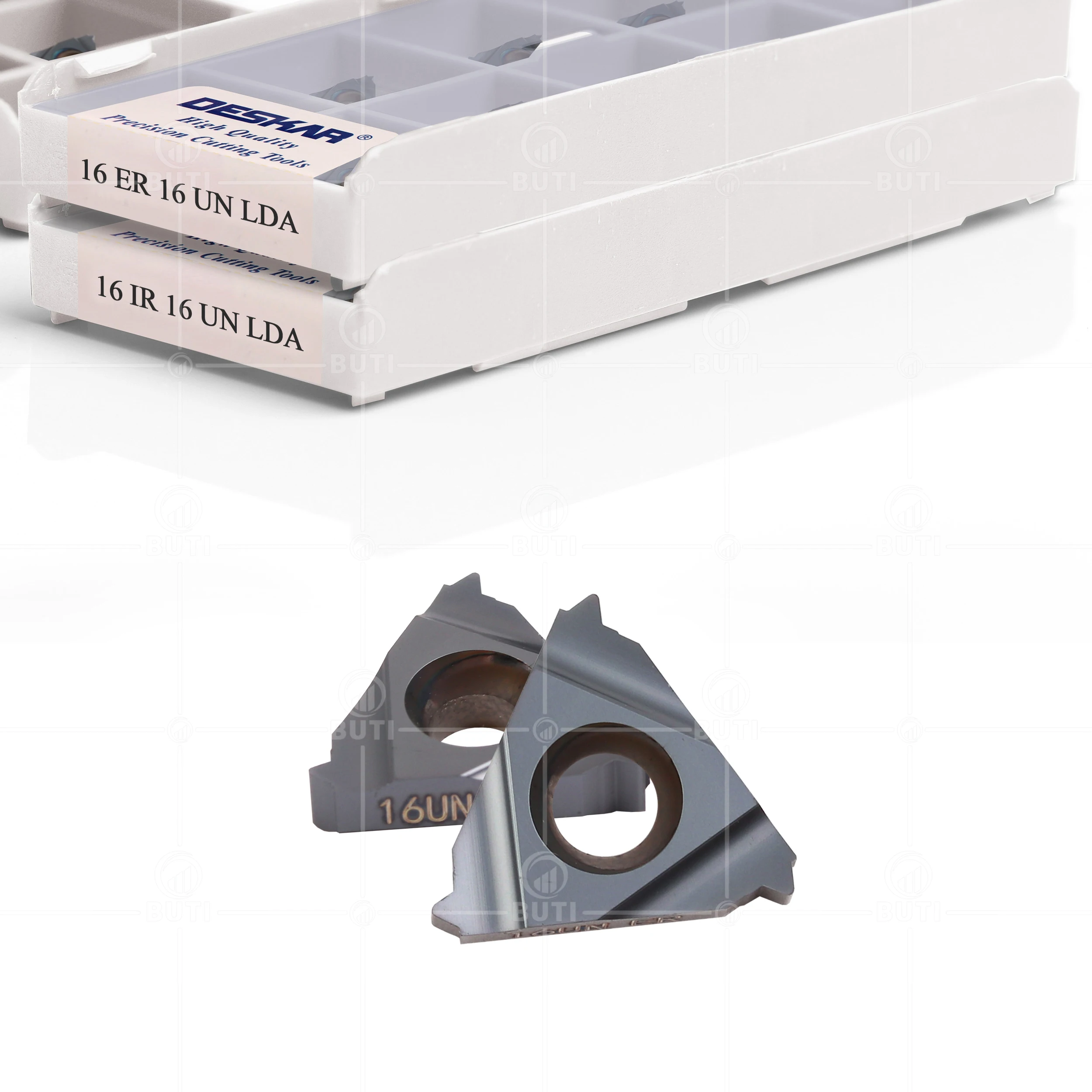 Imagem -03 - Deskar 100 Original 16er 16ir 8un 10un 12un 14un 16un 18un 20un 24un Lda Ldc Inserções de Carboneto de Rosca Cnc Torno Peças de Ferramenta