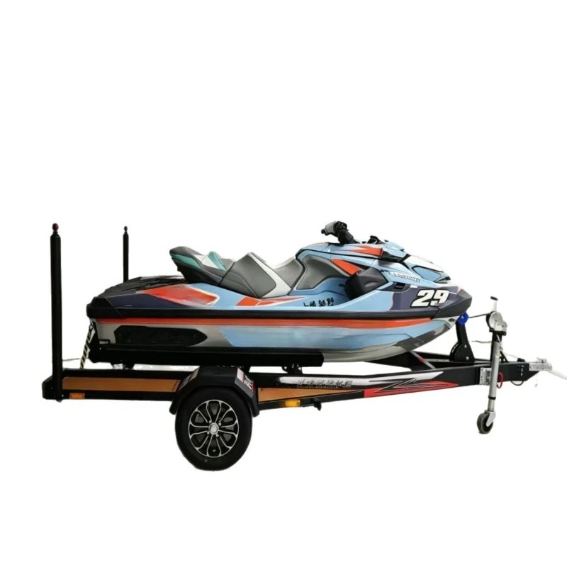 Motor boat trailer, heavy-duty jet skis transportation