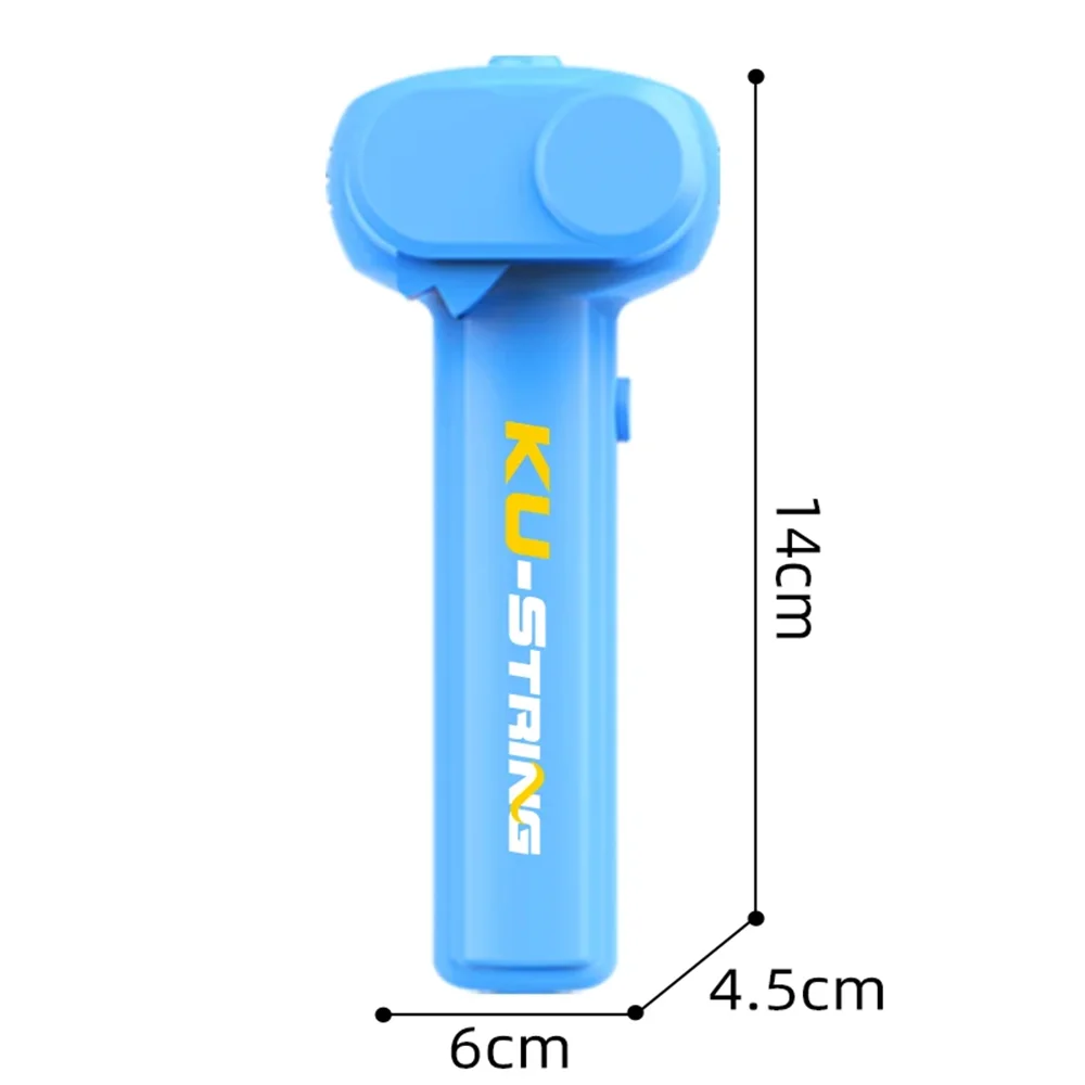 Corda per corda che si illumina al buio Lanciatore di corda per corda Luminoso portatile portatile Giocattolo antistress per regalo per feste per bambini