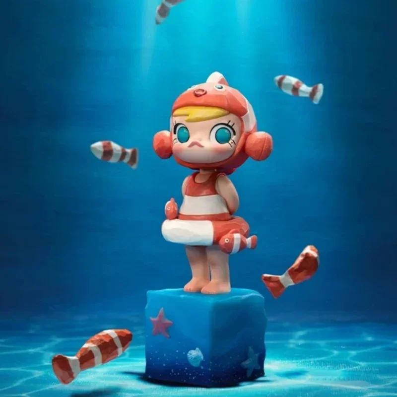 POP MART MOLLY Scenery Along The Way Serie 20º Aniversario Caja Misteriosa Original Blind Box Juguetes Sorpresa Bolsa de Adornos Figura Decorativa para el Hogar