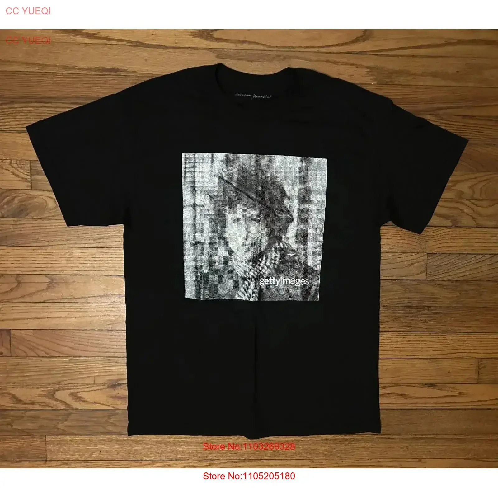 Brendan Donnelly Bob Dylan Getty Images T Shirt size L great condition vintage Washed Breathable homme Comfortable Stylish