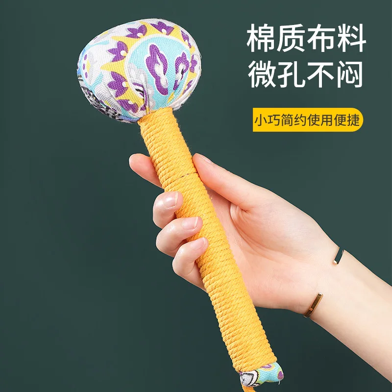 

Wormwood Health Hammer Hand Hammer Herbal Moxibustion Massage Hammers Beauty Salon Plush Massage Hammer Body Massage Tools