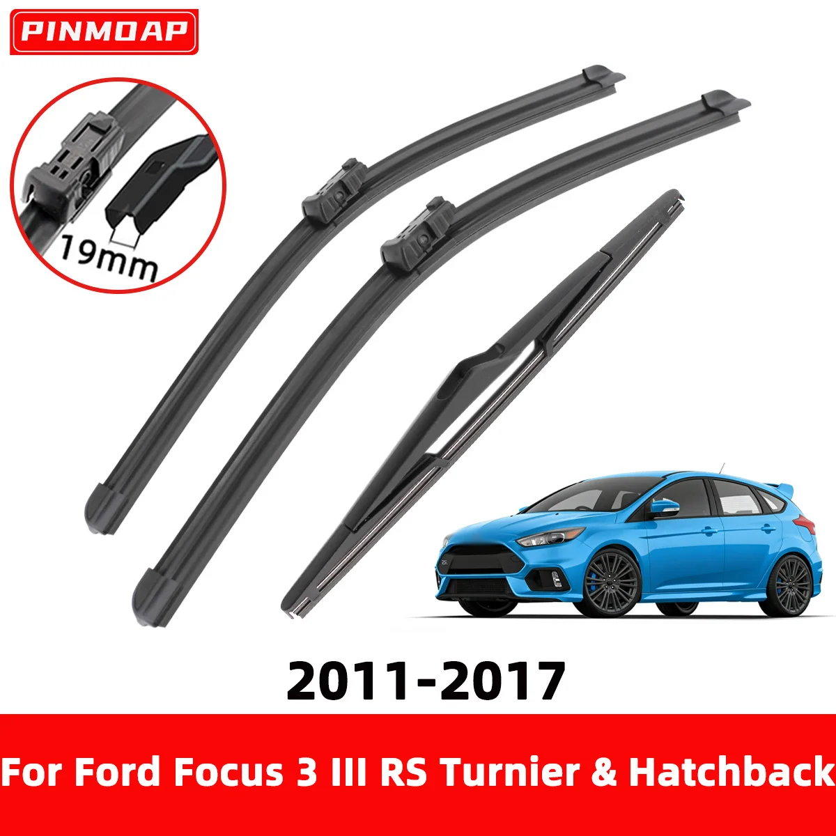 

Щетки стеклоочистителя PINMOAP подходят для Ford Focus 3 III RS Turnier и хэтчбеков 2011-2017 годов, запасные части для стеклоочистителей, 1/2/3/4/6 шт.