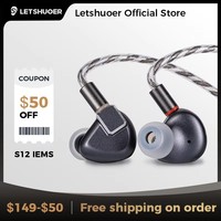 LETSHUOER S12 14.8mm Planar Magnetic Driver HiFi Earphones Wired Earbuds HIFI in ear monitors for Audiophiles Musicians