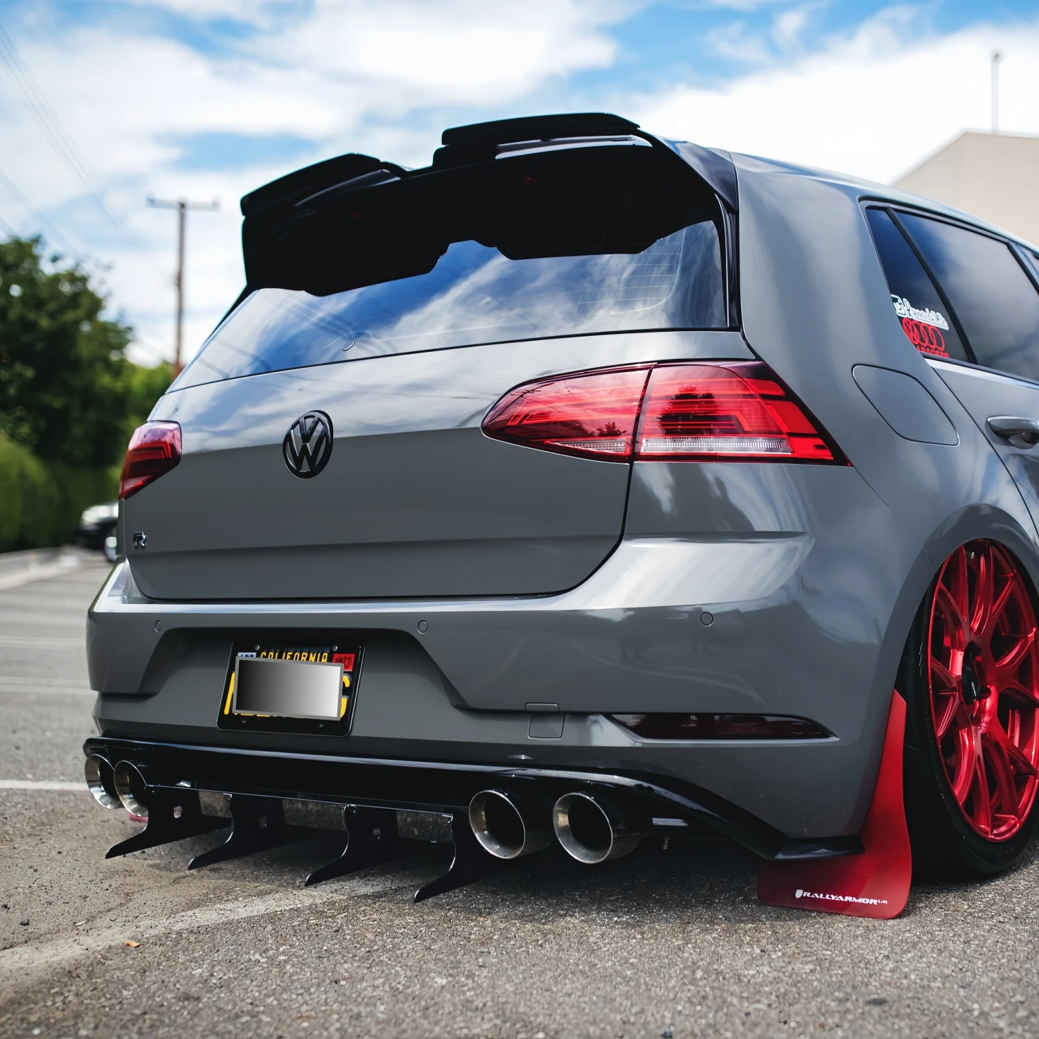 

Oettinger Style Gloss Black Car Rear Roof Spoiler Wings For Volkswagen Golf MK7 GTI R R-LINE GTD GTE 2013 -2020 Tuning Bodykits