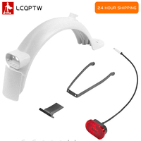 For Xiaomi M365 1S Pro PRO2 Mi3 Electric Scooter Taillight Rear Fender Bracket Support Rear Wheel Fender Kit Back Mudguard parts