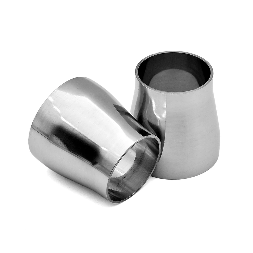SS304 316 Sanitär-Konzentrischer Reduzierer 38/51mm, Spiegelpoliertes Stumpfschweißfitting, Auslaufsicher für Lebensmittel, Hausbrauerei und Hygienische Rohrleitungen – Detail 4