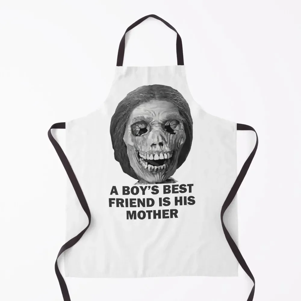 Psycho Mother Movie Quote Apron women's kitchens Cooking Clothes Apron