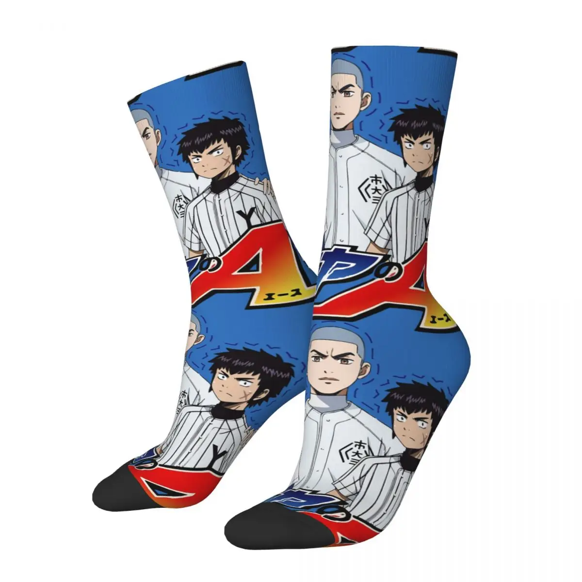 Funny Happy Men's compression Socks Team Vintage Harajuku The Professional Leon Mathilda Norman Film Hip Hop Novelty Crew Sock