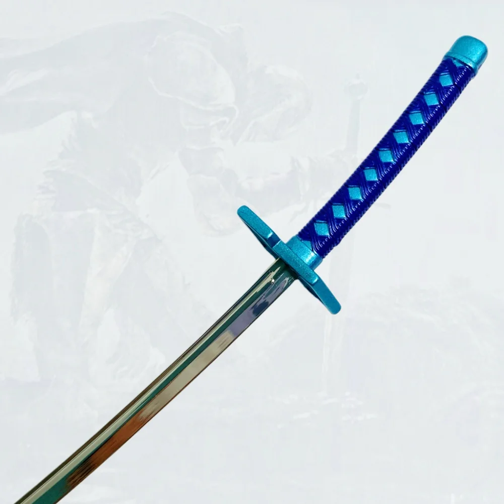 9.4 polegada lixívia grimmjow metal katana espada ninja faca original samurai sabre japonês katana sabre cosplay acessórios prop brinquedo